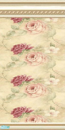 Sims 2 — jsf2PLEKCRoses by jsf — ParkLane mouldings enhanced with egg and rope detail hold a soft golden gathering of