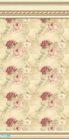 Sims 2 — jsf2PLEKCRosesDeux by jsf — ParkLane mouldings enhanced with egg and rope detail hold a soft, golden gathering