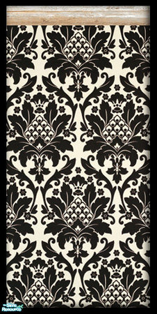 Sims 2 — Dask Wallpapers - Wallpaper Set 2 - Black Dask Wallpaper by butterfly1159 — Modern wallpaper for your sims