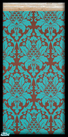 Sims 2 — Dask Wallpapers - Wallpaper Set 2 - Blue Dask Wallpaper by butterfly1159 — Modern wallpaper for your sims