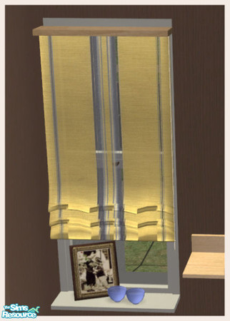 Sims 2 — Elegans Yellow - Blind by Elize-37sims — Recolor of the Elegans living room