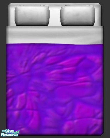 Sims 2 — Purple Bumps Bedding by briachant — Purple Bumps Bedding