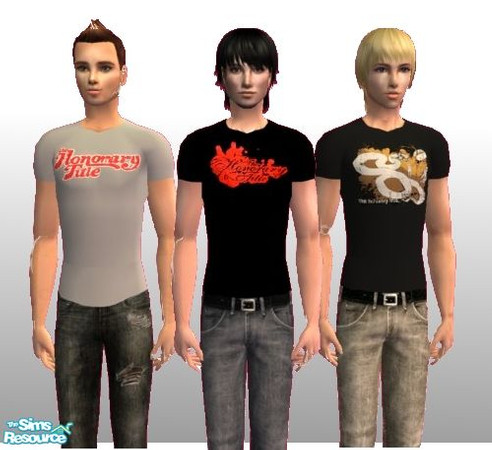 Sims 2 — The Honorary Title Shirts for Men by ILikeMusic640 — a request.