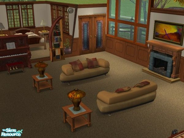 Sims 2 — Executive Home by Pinecat — The perfect home for impressing those important business contacts or the headmaster!