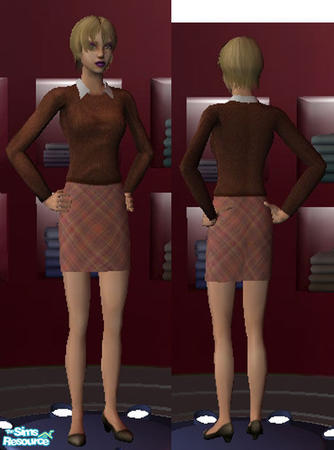 Sims 2 — Skirt by Asheara — Female skirt for adults