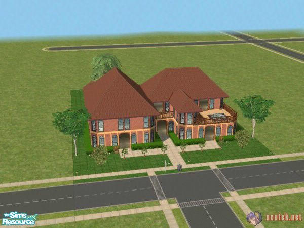 Sims 2 — 1404 Ironwood by neut3k — Nice house - 2 pools - 2 hot tubs and alot more extras :P you build the rooms -