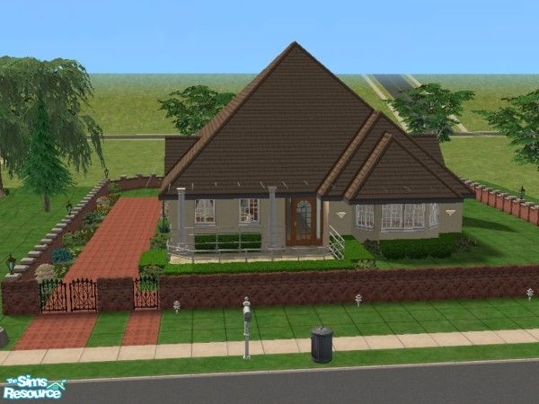 Sims 2 — Edisonville _02 by oldmember_silver_sim — Fully furnished,this one story home has 2 beds,1 bath,a good size