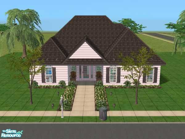 Sims 2 — Broke Home by Vanilla Sim — This fully furnished 3 bedroom 2 bath was created for the Broke family in