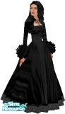 Sims 1 — Ebony by nablanabla — Your sim will look like the snow queen in this luxurious gown