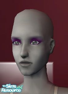 Sims 2 — Purple Eyeshadow by Asheara — It is eyeshadow, and it is purple :p