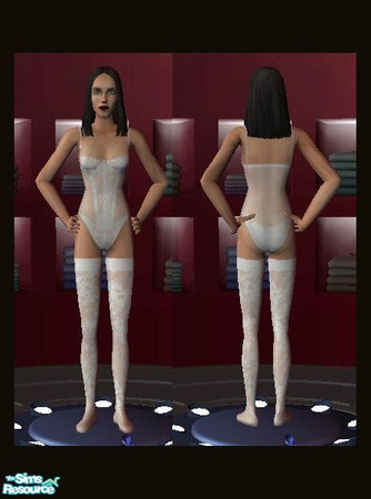 Sims 2 — Sexy white by caromi — For a pretty bright