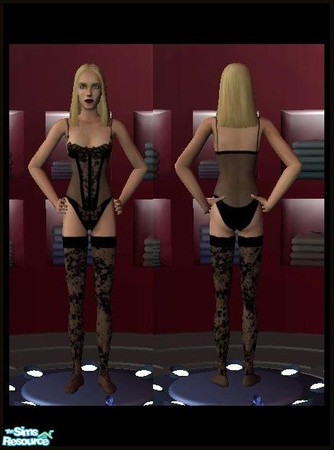 Sims 2 — Sexy Black by caromi — For a super sexy woman