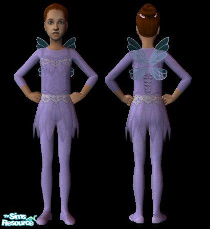 Sims 2 — Purple Fairy by victoriamayorofthetown — A purple fairy costume for your little one.