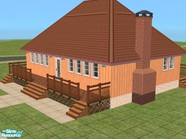 Sims 2 — Exile_18925 by SimsExile — Quaint country house part-furnished/decorated in old-fashioned themes. 