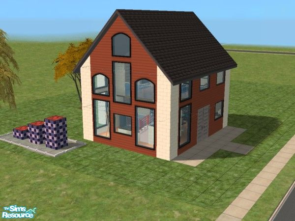 Sims 2 — Artist Studio (Unfurnished) by SimsExile — Same as Artist Studio previously listed but without the expensive