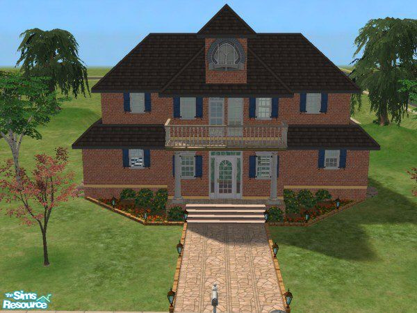 Sims 2 — The Ridgewood by victoriamayorofthetown — A nice brick house for the up and coming professional.