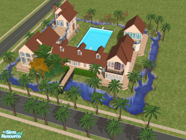 Sims 2 — Warner House by yeochins — Dedicated to my old friend Ian Alexander Warner, of whome we parted ways in a sense