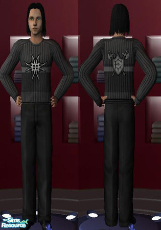 Sims 2 — Emperor Sweater by Queensr�che — For the Black Metal Fans.