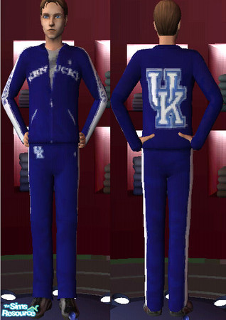 Sims 2 — Kentucky Wildcats by oldmember_Genius992 — This is for all UK fans this is my first time doing clothing. The