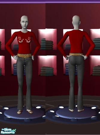Sims 2 — Handy Sweater by cindy72 — janey is modelling this lovely hands sweater.