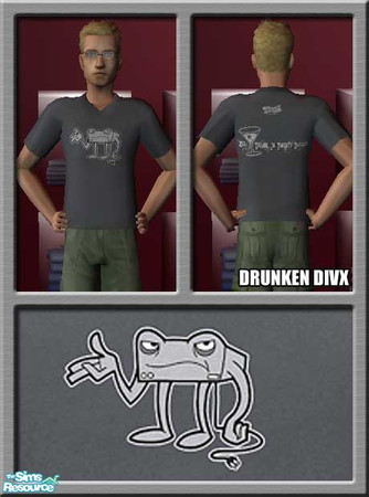 Sims 2 — Div by netglyph — For Penny Arcade Fans Everywhere. Drunken DivX.