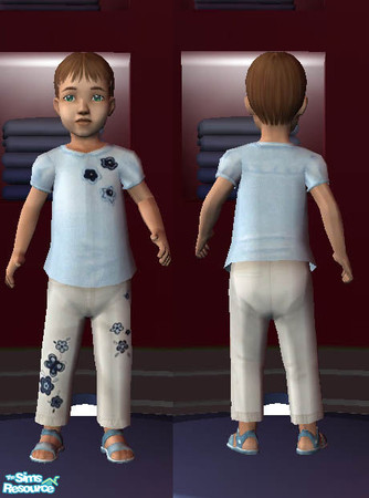 Sims 2 — VS Toddler Outfit by Vanilla Sim — This was a request from the forum. Gave it try. 