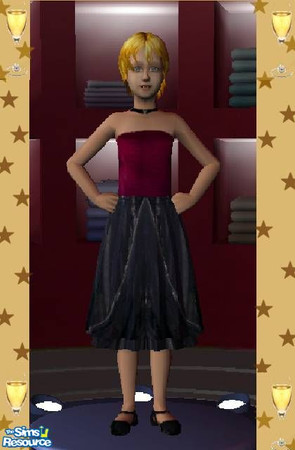 Sims 2 — posh by Cairin — The perfect dress for your little girl to go to dad's buisinessparty's ;) (The hair is my curly