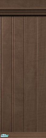 Sims 2 — Wood Cream - Walls - Chocolate by zvaella — Paneling Walls for your Sims. Enjoy! :)