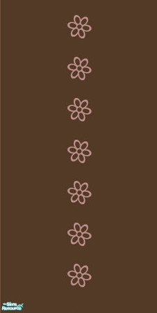 Sims 2 — Marcia\'s Tiny Pink Flower Wallpaper by jigsawtooth — This is Marcia Brady\'s favorite wallpaper! It matches my