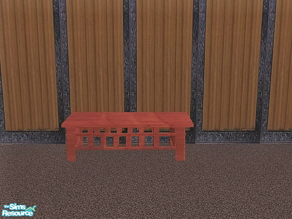Sims 2 — Modern Orient-LR-Geisha Garden - coffee table by ead425 — 