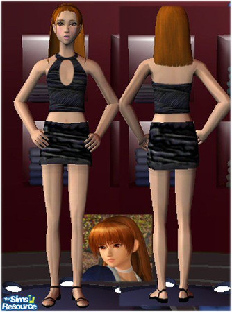 Sims 2 — Party Skirt by Darkwolf92 — Matching Skirt for Party top