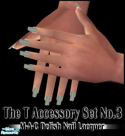 Sims 2 — M-A-C delish Nail Lacquer (16) by The T — Inspired by M-A-C delish Nail Lacquer by M-A-C Cosmatics.