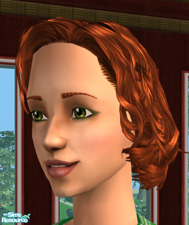 Sims 2 — Green Eye Liner by Vanilla Sim — Pretty green eye liner. Looks great with green eyes doesn't it? Altered alpha