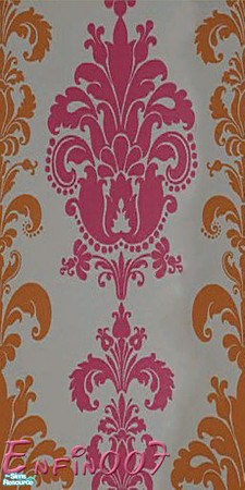 Sims 2 — pinkly orange patterns by enfin007 —  