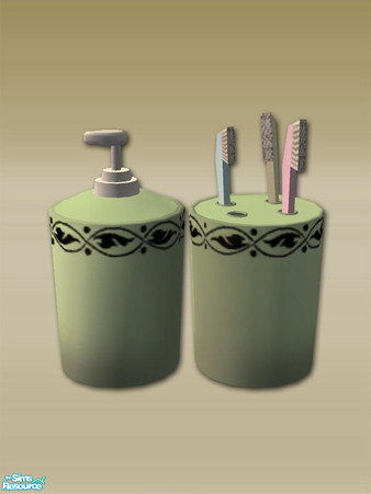 Sims 2 — Mt Lodge - Bath Accessories - 01 by Shakeshaft — Part of the first recolour of the Bathroom Set, the set