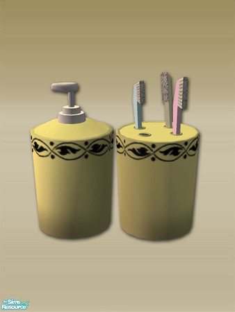 Sims 2 — Mt Lodge - Bath Accessories -  02  by Shakeshaft — Part of the second recolour of the Bathroom Set, the set