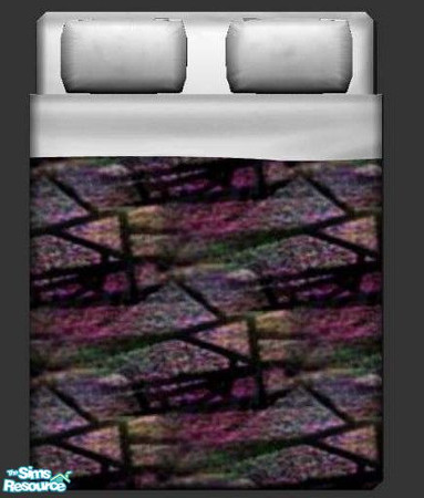 Sims 2 — Coloured Wall Bedding by briachant — Coloured Wall Bedding