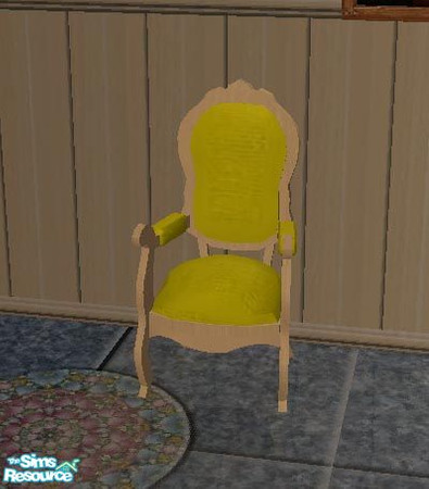Sims 2 — TC96 Cottage Livingroom - Yellow Chair by selina012 — Made for the Texture Challenge 96. Meshes are by Taroo at
