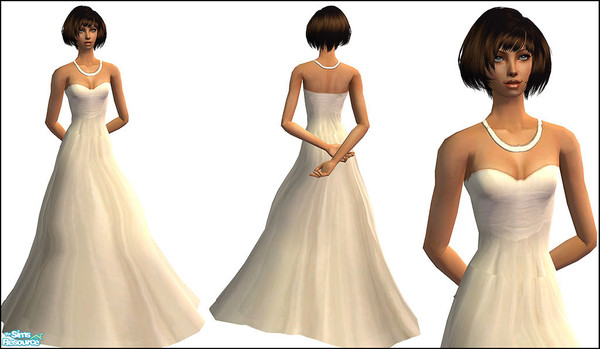 Sims 2 — The Bride  - Ivory  by Aleeza — No EP required. Enjoy!