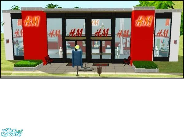 Sims 2 — H&M Store by didi610 — A simple H&M shop.