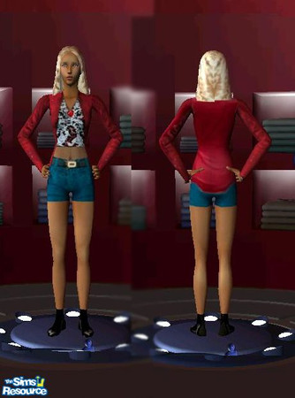 Sims 2 — Ruby by parisienne — brash casual