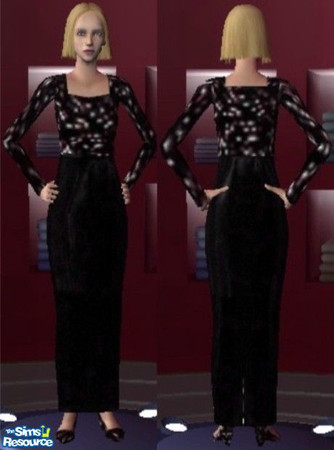 Sims 2 — Black Stars by brisbaneace — Older people like to dress with class, too.