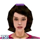 Sims 1 — Helena by Prettyangel — This is Helena with her lovely purple hat, and the wonderful bown hair! She loves