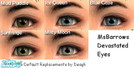 Sims 2 — Def. Replacements-Saoz\' Selections by deagh — This is a set of default replacement eyes made by request for
