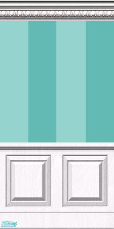 Sims 2 — Two-Tone Teal by icecj03 — Teal stripes in two shades of teal.