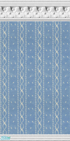Sims 2 — Blue Stripe Wallpaper by mahtigwess — Great in bedrooms