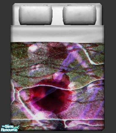 Sims 2 — Blood Gem Bedding by briachant — Blood Gem Bedding