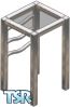 Sims 1 — Trendy Steel Endtable by Secret Sims — Part of the Trendy Steel Bedroom Set.