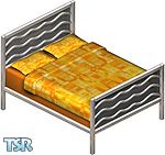 Sims 1 — Trendy Steel Bed by Secret Sims — Part of the Trendy Steel Bedroom Set.