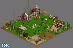 Sims 1 — Billys Bazzar by Bopper — Once a dairy pasture, Janet has turned it into a bazaar were you can buy magic items,